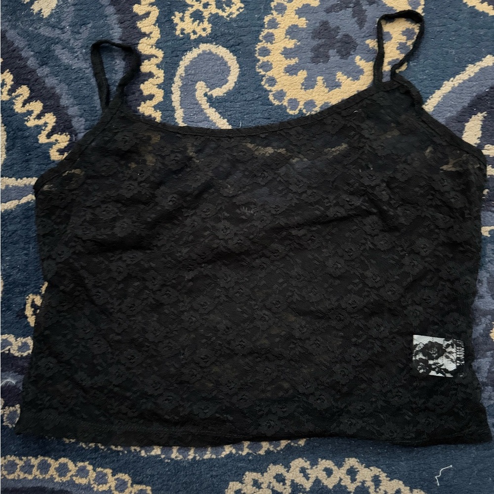 Brandy Melville Black Lace Camisole